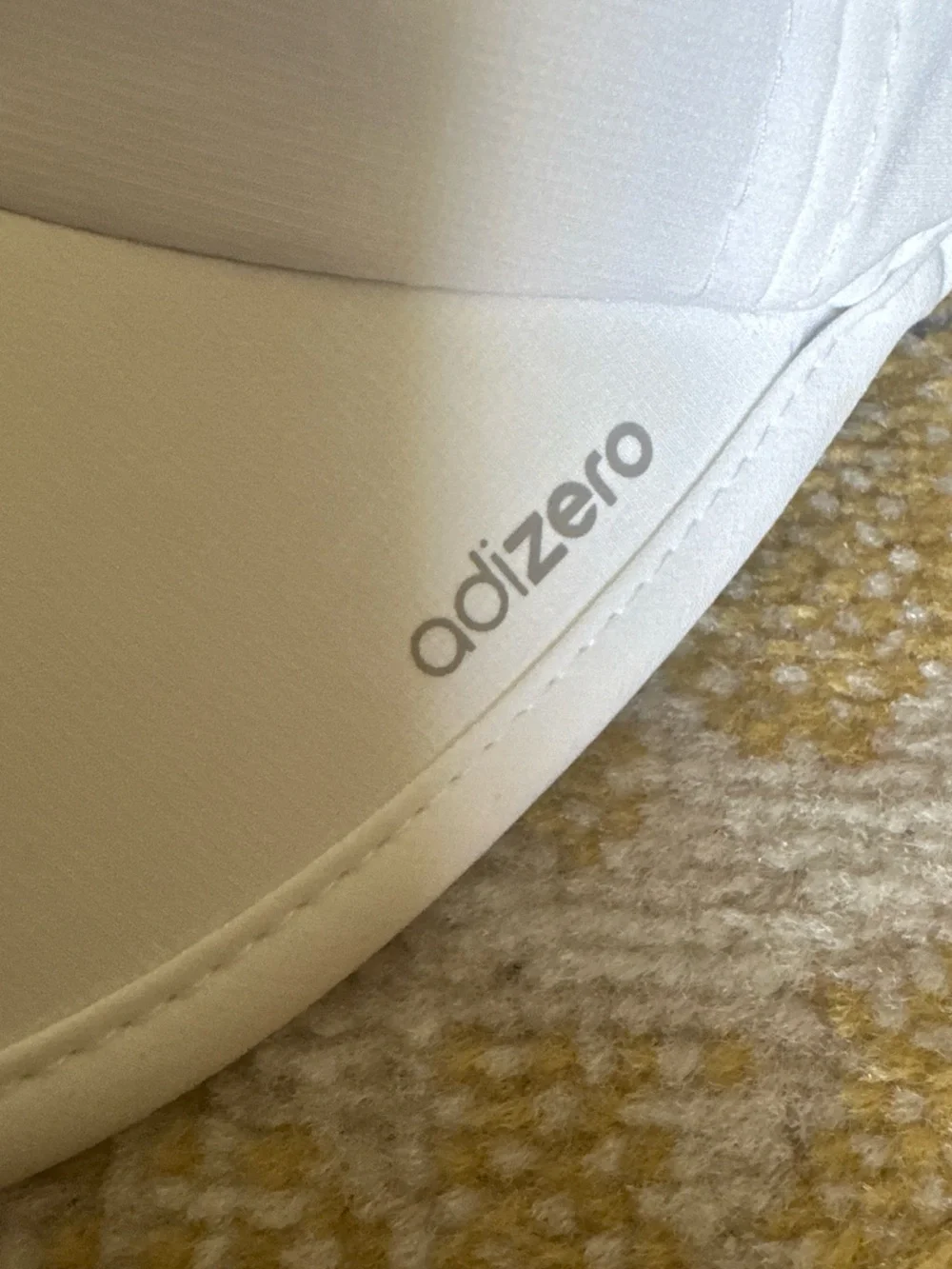 adidas White Cap with Black Logo